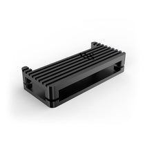 Black Aluminum CNC Case Shell Cover Enclosure Kit with Heatsink, USB Cable HDMI Adapter for Respberry Pi Zero 2W Passive Cooling