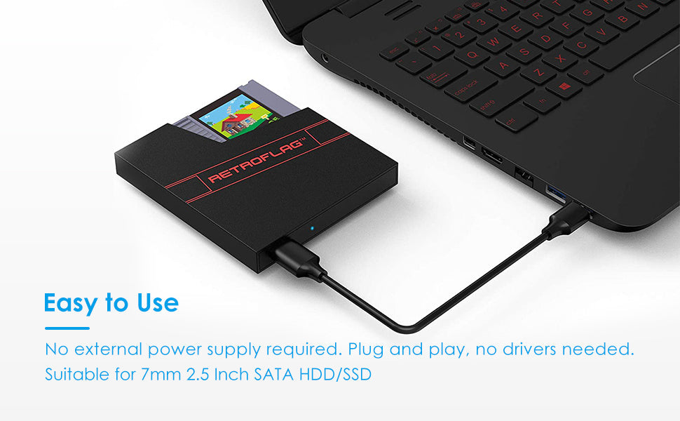 52Pi Retroflag Nespi4 Case Cartridge Hard Drive Enclosure 5Gbps