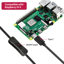 52Pi 5V 3.6A US Plug Power Supply Adapter with Switch-on/off Cable