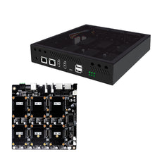 DeskPi Super6C Raspberry Pi CM5/CM4 Cluster Mini-ITX board Kit 6 RPI CM4 supported ITX Case Kit