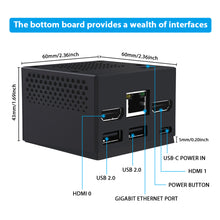 DeskPi Mini Cube for Raspberry Pi Compute Module 4/5 (CM4/CM5) with a Silent Cooling Fan
