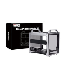 DeskPi RackMate 10 Inch 4U Server Cabinet, T0 Rackmount for Network, Servers, Audio, and Video Equipment