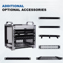 DeskPi RackMate 10 Inch 4U Server Cabinet, T0 Rackmount for Network, Servers, Audio, and Video Equipment