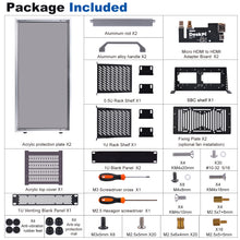 DeskPi RackMate 10 Inch 12U Server Cabinet, T2 Rackmount for Network, Servers, Audio, and Video Equipment