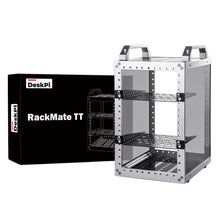 DeskPi RackMate Mini Server Cabinet, TT Rackmount for Network, Mini PC, Servers, Audio, and Video Equipment