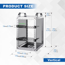 DeskPi RackMate Mini Server Cabinet, TT Rackmount for Network, Mini PC, Servers, Audio, and Video Equipment