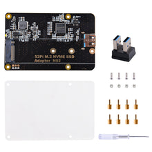 52Pi M.2 NVME SSD Storage Expansion Board for Raspberry Pi 4, Only Support M.2 NVME SSD (Pi Board or M.2 NVME SSD NOT Included)