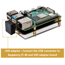 52Pi M.2 NVME SSD Storage Expansion Board for Raspberry Pi 4, Only Support M.2 NVME SSD (Pi Board or M.2 NVME SSD NOT Included)