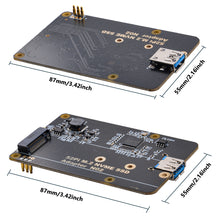 52Pi M.2 NVME SSD Storage Expansion Board for Raspberry Pi 4, Only Support M.2 NVME SSD (Pi Board or M.2 NVME SSD NOT Included)