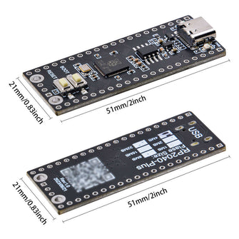 RP2040 Plus 4MB/8MB with Raspberry Pi Pico Pinout Compatibility Microcontroller Development Board