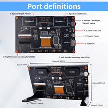 52Pi 7 inch 1024x600 60Hz IPS Capacitive Touch Screen with speakers for Raspberry Pi Windows PC