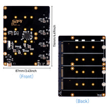 52Pi N16 Quad NVMe expansion board for Raspberry Pi 5, Support M.2 NVMe SSDs  2230/2242/2260/2280
