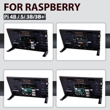 52Pi 10.1 inch Capacitive Touchscreen for Raspberry Pi, HDMI Monitor IPS 1024X600 LCD Display with Dual-Speaker for Raspberry Pi 5/4B/3B+/3B/B+, with Mount Hole to Install Raspberry Pi Board