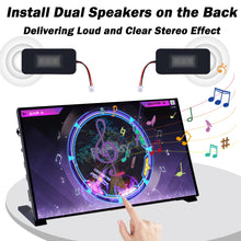 52Pi 10.1 inch Capacitive Touchscreen for Raspberry Pi, HDMI Monitor IPS 1024X600 LCD Display with Dual-Speaker for Raspberry Pi 5/4B/3B+/3B/B+, with Mount Hole to Install Raspberry Pi Board