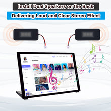 52Pi 10.1-inch Touch Screen 1280X800 Capacitive Monitor LCD Display, supports Installation of Raspberry Pi 5/4B/3B/3B+