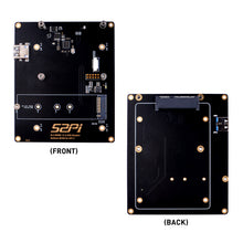52Pi M.2 NVME +2.5 USB Adapter Bottom NUO8 for Raspberry Pi 5, Support M.2 NVMe SSDs 2230/2242/2260/2280