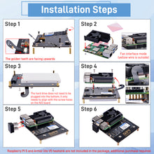 52Pi M.2 NVME +2.5 USB Adapter Bottom NUO8 for Raspberry Pi 5, Support M.2 NVMe SSDs 2230/2242/2260/2280