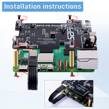52Pi PD Power Expansion Board for Raspberry Pi 5 8GB 4GB, with Always-ON switch, Automatic Startup and Manual Power Control Function