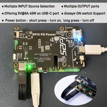 52Pi PD Power Expansion Board for Raspberry Pi 5 8GB 4GB, with Always-ON switch, Automatic Startup and Manual Power Control Function