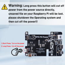 52Pi PD Power Expansion Board for Raspberry Pi 5 8GB 4GB, with Always-ON switch, Automatic Startup and Manual Power Control Function