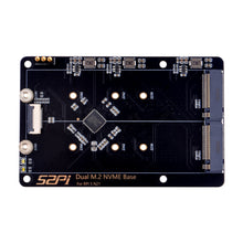 52Pi N21 Dual 2280 NVMe base for Raspberry Pi 5, Supprt two 2230/2242/2260/2280 NVMe SSDs