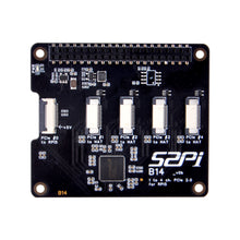 52Pi B14 Quad FPC PCIe HAT for Raspberry Pi 5, B14 HAT 1 to 4 PCIe Interface with 40Pin GPIO Pin Header for Raspberry Pi 5