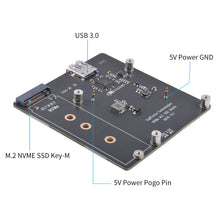 52Pi X876 NVMe M.2 SATA SSD NAS Expansion Board for Raspberry Pi 4 | Support Key-M 2280 SSD