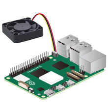 52Pi 2Pcs 4010 Cooler Black Fan for Raspberry Pi 5