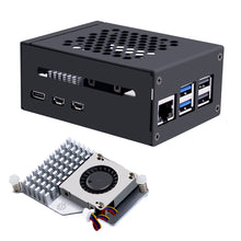 52Pi Raspberry Pi 5 Metal Case with Cooling Fan and Heatsinks Support PCle M.2 NVMe Shield Top X1001