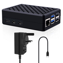 52Pi Armor Case V5 Black Aluminum Alloy Passive Cooling Enlosure Shell for Raspberry Pi 5