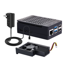 52Pi ABS Case Black Enlosure Shell for Raspberry Pi 5 with Armor Lite V5 Cooler