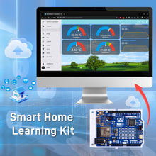 52Pi Cloud Ready Starter Kit with Arduino UNO R4 WiFi, Bluetooth, I2C, 12x8 LED matrix, IoT Integration and Tutorials for Beginners & Engineers