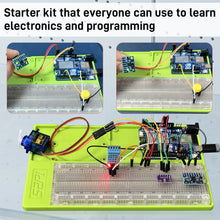 52Pi Cloud Ready Starter Kit with Arduino UNO R4 WiFi, Bluetooth, I2C, 12x8 LED matrix, IoT Integration and Tutorials for Beginners & Engineers