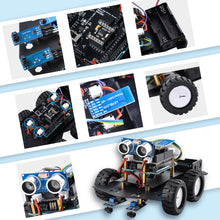 52Pi UNO R3 Smart Robot Car Kit for Arduino, STEM Programming Education Electronic Kit/Science Coding Kit with UNO R3 Board