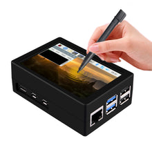 52Pi 3.5 inch HDMI Touch Screen with Case for Raspberry Pi 5, with Official Pi 5 Active Cooler, 320x480 Monitor TFT LCD Display for Raspberry Pi 5