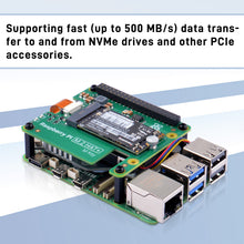 52Pi M.2 HAT+ and Raspberry Pi Active Cooler for Raspberry Pi 5, Support M.2 SSD 2230/2242