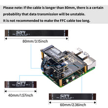 52Pi 3PCS 16Pin 0.5mm Pitch PCIe FPC Cable 40mm/60mm/80mm for Raspberry Pi 5 & PCIe M.2 M-Key NVMe SSD PCIe Peripheral Board