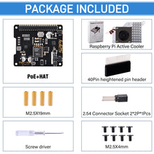 52Pi P30 PoE+  HAT for Raspberry Pi 5, with Official Pi 5 Active Cooler