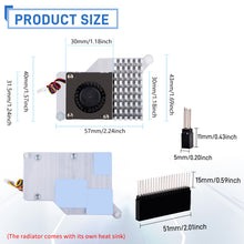 52Pi P33 M.2 NVMe 2280 PoE+ HAT Extension Board with Official Cooler  for Raspberry Pi 5
