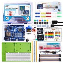 52Pi Education Starter Kit for Arduino UNO R4 WiFi, UNO R4 Development Board, Programming Convenient and Flexible for Arduino