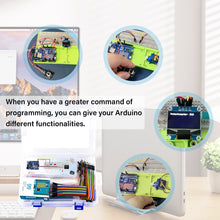 52Pi Education Starter Kit for Arduino UNO R4 WiFi, UNO R4 Development Board, Programming Convenient and Flexible for Arduino