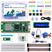 Raspberry Pi Pico 2 WH Starter Kit with Raspberry Pi Pico 2 WH, WiFi-enabled Microcontroller Board with Headers for Raspberry Pi Beginners
