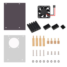 52Pi Orange Pi 5 Plus Acrylic Case Transparent Shell with Fan Power Supply Heatsink