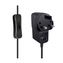 52Pi 5V 3A UK Plug Power Supply Adapter with Switch-on/off Cable