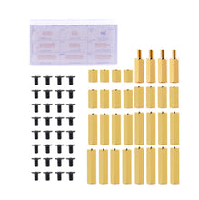 52Pi 64PCS Brass Spacers Standoffs Screws Assortment Kit for Raspberry Pi 5 & M.2 NVMe SSD PCIe Peripheral Board