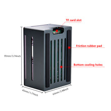52Pi Aluminum Black Case with Ultra Thin Ice Tower Cooler Cooling Fan for Raspberry Pi 4 Model B