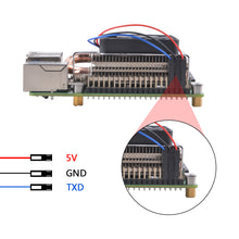 52Pi Aluminum Black Case with Ultra Thin Ice Tower Cooler Cooling Fan for Raspberry Pi 4 Model B