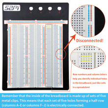 52Pi 2390 Hole Breadboard Experiment Kit Development board DIY Electronic Project for Arduino Raspberry Pi ESP32