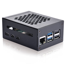 52Pi Raspberry Pi 5 Metal Case with Cooling Fan and Heatsinks Support PCle M.2 NVMe Shield Top X1001