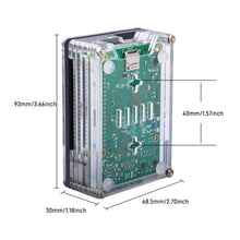 52Pi Acrylic Case 9 Layers Transparent Enlosure With Cooling Fan Heatsink for Raspberry Pi 5